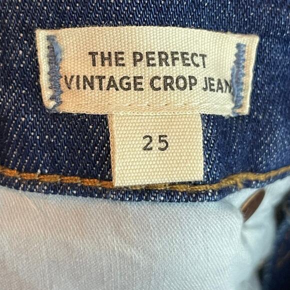Madewell The Perfect‎ Vintage Jeans Size 25 – Distressed, Raw Hem, High Waist - Picture 10 of 12